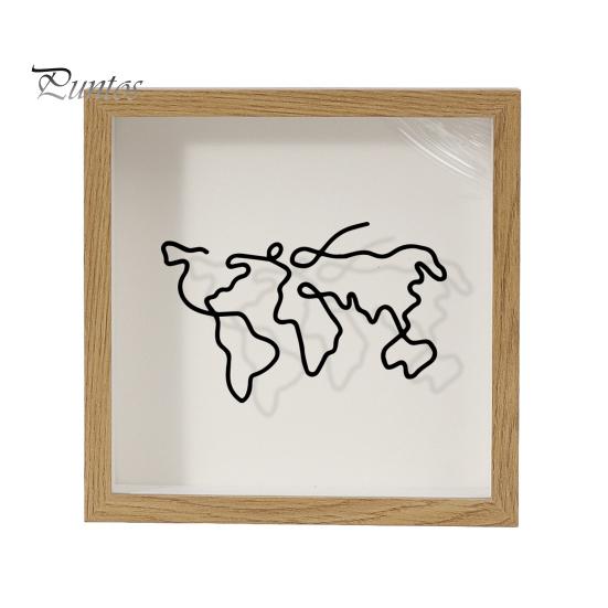 

Деревянная коробка для билетов большой емкости с гладкими краями, прозрачная витрина без заусенцев, рамка для путешествий, коробка для сбора украшений, украшение стола C