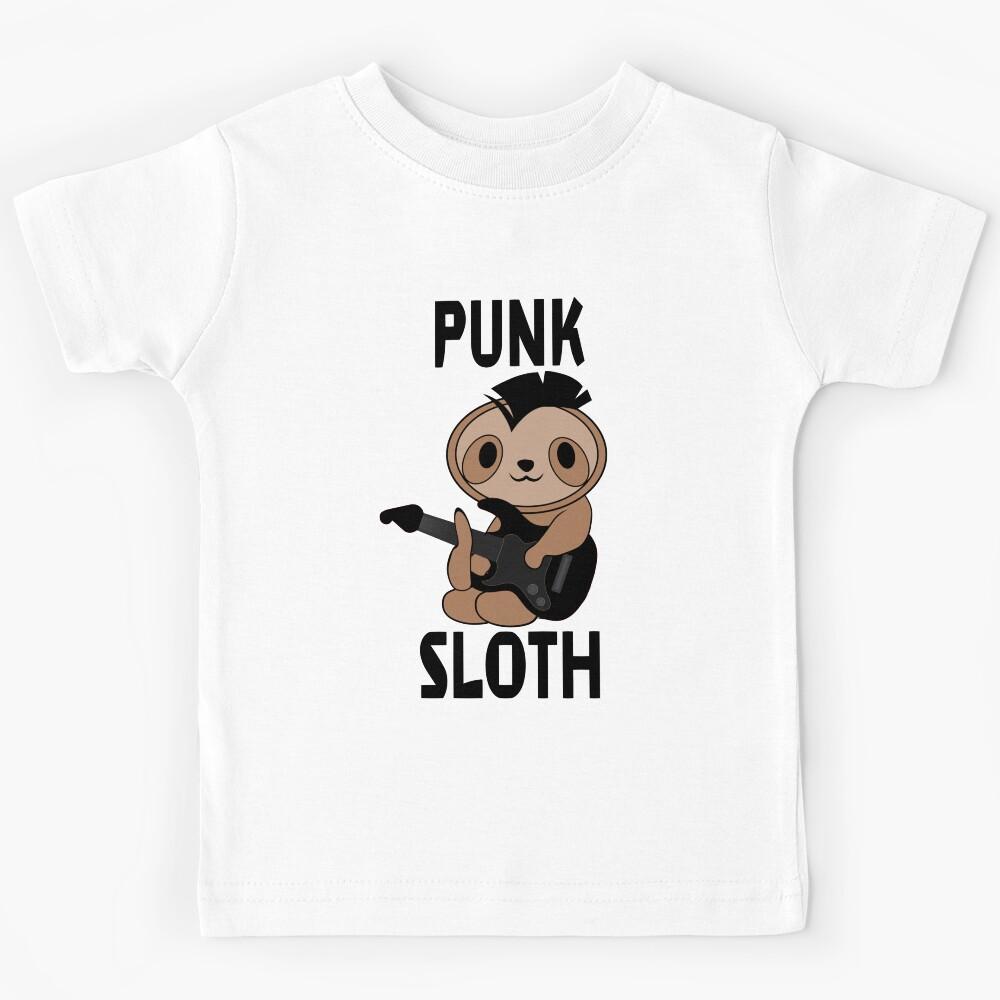 Punk Sloth Kids T-Shirt 140