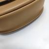 [Pre-Owned] Kaia Gold Logo Flap Leather Saddle Bag - Excellent #1GNG1QG