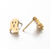 European American Halloween Devil & Ghost Stainless Steel Cartilage Earrings for Women