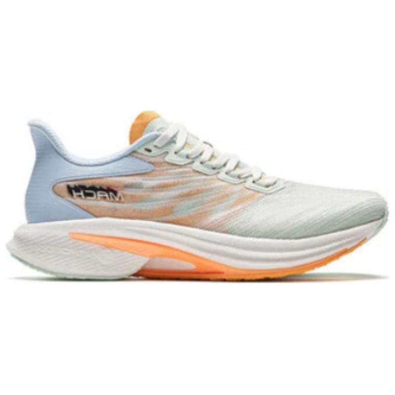 Anta MACH 4.0 Cushioning, Slip Resistant, Rebound Low top Running Shoes Women's Green Blue Orange Sneakers 122425583-1