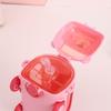 Water Bottle High Value Baby Bus Cartoon Children Water Cup Kindergarten Student Straw Cup Outdoor Portable Strap Kettle