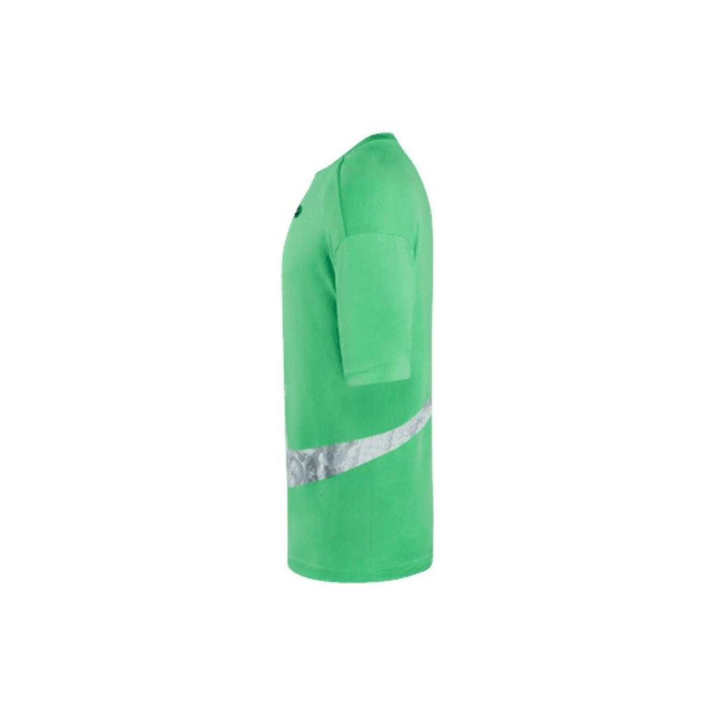 Nike Printed Round Neck Short Sleeve T-Shirt With Large Swoosh, American Vintage, Regular Shoulder Women Tops Green DV3320-362