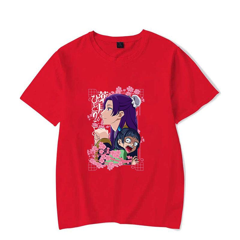 

New Funny Anime T Shirt Unisex Short Sleeve O Neck Summer Casual The Apothecary Diaries Printing T-shirt Top Tee S