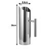 Elegant Stainless Steel Water Jug for Cold Beverages Ergonomic Design for Easy Pouring in Cafes and Restaurants