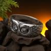 2026 New S925 Vintage Thai Silver Owl Ring With European And American Animal Totem Eagle Head Ring For Women