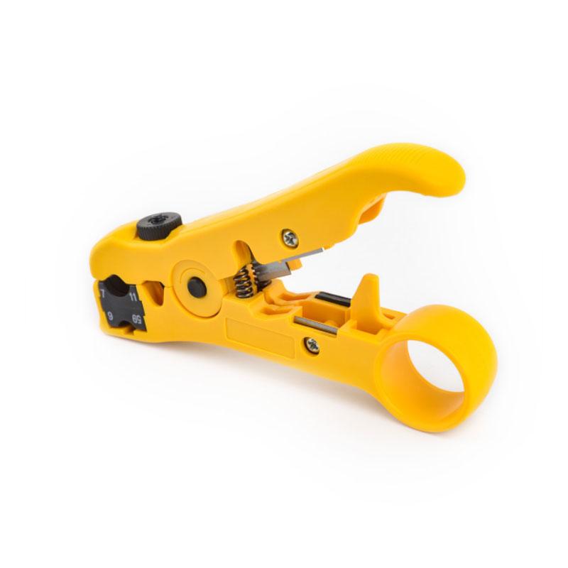 

Автоматические клещи для зачистки проводов Универсальный стриппер для коаксиального кабеля Инструменты для зачистки проводов Инструменты для обжима жёлтый