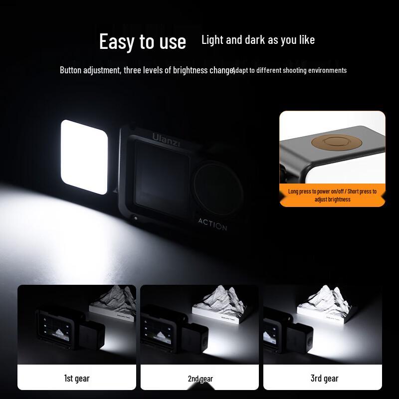 Ulanzi Kamera Zubehör für DJI Action & Pocket 3