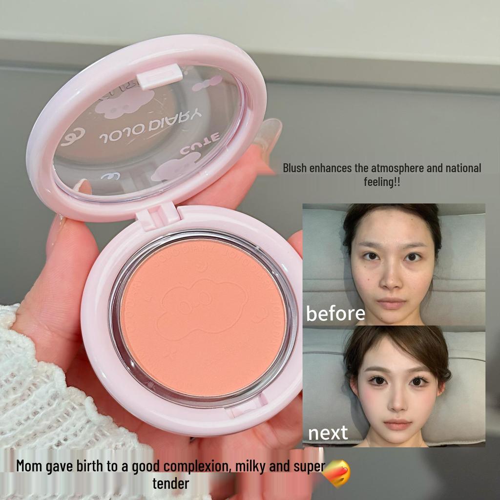 JiuJiu Diary Cloud Soft Matte Blush - Tender Pink Natural Enhancer