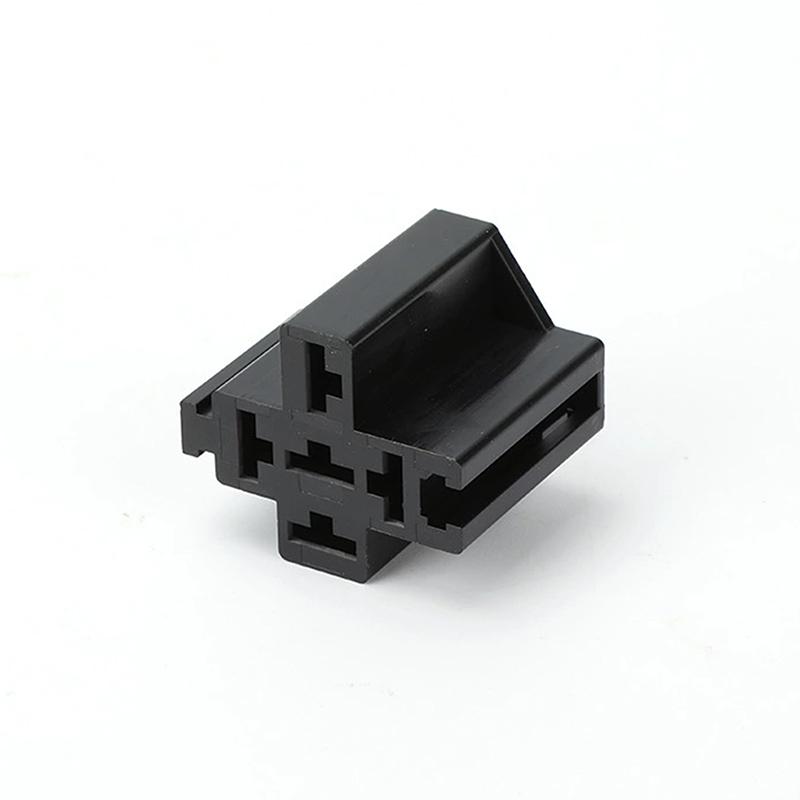 Auto 5-Pin Relay Holder Socket, Vehicle Circuit Electrical Connector Wiring Terminal Accessories