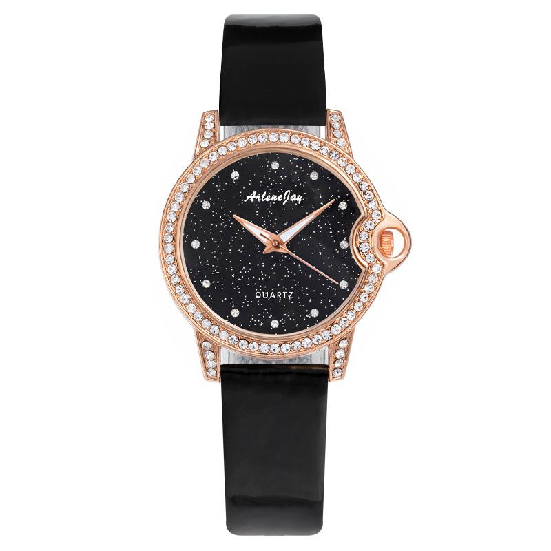 Diamond-encrusted fashion women's watch women's watch quartz watch belt watch one piece