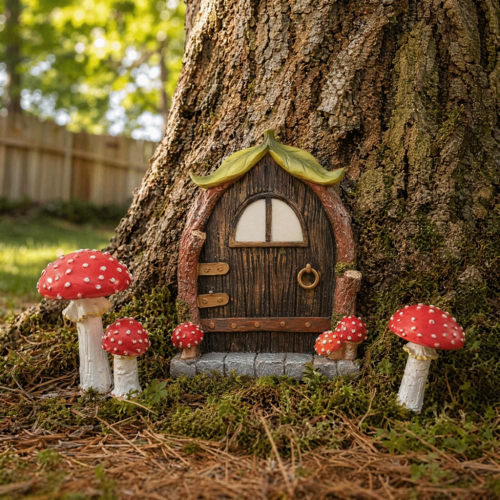 Frost Protection Fairy Door Miniature Fairy House Kit Garden Tree Decor  Outdoor Garden