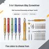 5-in-1 Aluminum Screwdriver Set for Mobile Device Repair