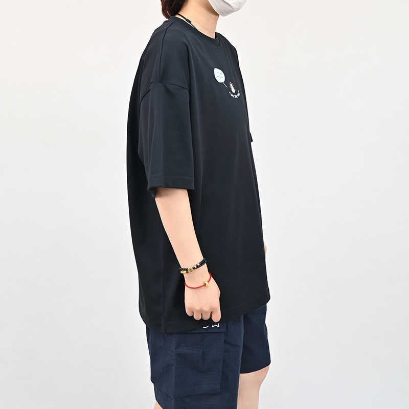 Vans X Asian Artist Alliance Riroo Collaboration Fashion Simple Pullover Short Sleeve T-Shirt Unisex Tops Black VN000QF4BLK