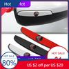 New 4Pcs Car Door Rearview Mirror Anti-Collision Strip Stickers Accessories For GTI Volkswagen R-Line Golf Passat R GTD CC