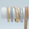 Vintage Gold Snake Bone Bangle – Statement Retro Women's Bracelet