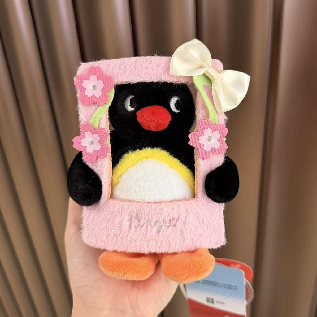 Genuine Penguin Family Bag Charm - Autumn/Winter Series Plush Toy Keychain