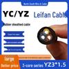 Fireproof Multi-Core Flexible Rubber Cable YZ/YC 3-Core 1.5 Sq Mm