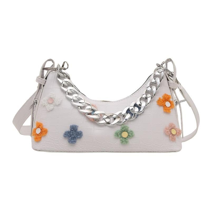 Popular Small Bag Women's Summer New Trendy Versatile Oblique Span Bag Girl Shoulder Bag Underarm Bag