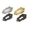 2 Pezzi Copri Serratura Antico 45x23mm Patch Testa Serratura Cassetto Angolo Decorativo Angolo Codice Serratura Lastra in Lega per Scatole Gioielli in Legno