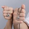 Stylish Sun And Moon Magnetic Necklace For Couples And Friends Versatile Pendant Jewelry With Day And Night Design