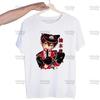 Hanako Kun Mens Harajaku Clothing Summer Streetwear Casual Loose Print Tee Short Sleeve Tops