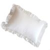 Y5JC Elegant Pillow Case Smooth Polyester Fabric Simple Care Decorative Sofa Bed Cover