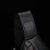 Men's Chest Bag Messenger Bag Korean Version of The Trendy Shoulder Bag Leather Casual Diagonal Backpack Men's PU Fashion Dumpling Bag