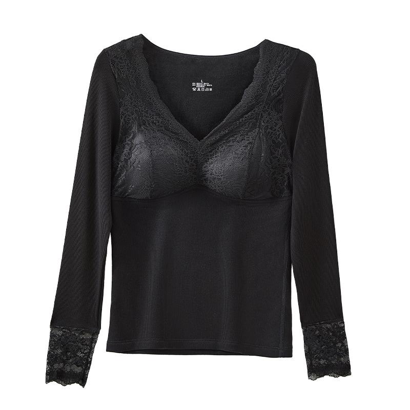 Ultra-Soft Velvet Lace Warm Vest for Autumn & Winter