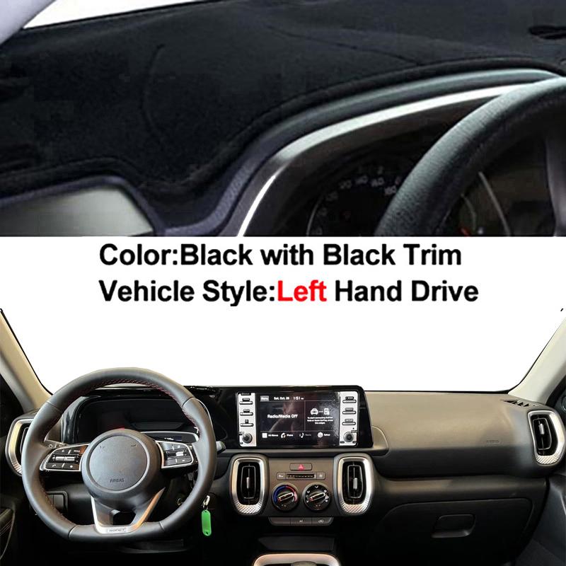 Car Dashboard Cover DashMat for Kia Sonet 2025 2025 2025 2025 Avoid Light Pad Accessories Anti-UV Case Carpet Car Accessories