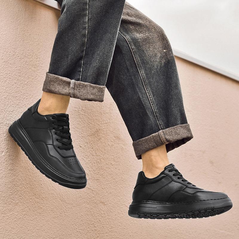 Men Women Elevator Shoes Heighten Increase Invisible 8cm Height Increasing Sports Chunky Sneakers Taller Lift Shoes Luxury