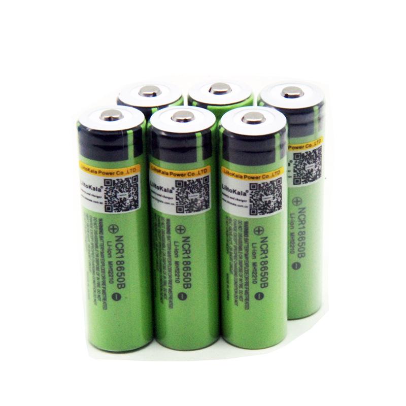 LiitoKala NCR18650B 3400mAh 3.7V Lithium Battery for High-Power Flashlights