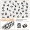 60Pcs 303 Stainless Steel Beads, Column, Stainless Steel Color, 6.3x5.5mm, Hole: 3mm