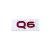 New Metal Car Trunk Emblem Rear Badge for new Q3 Q5 Q6 Q7 Q8 Letter Stickers Body Side Decal Refitting Decoration Accessories