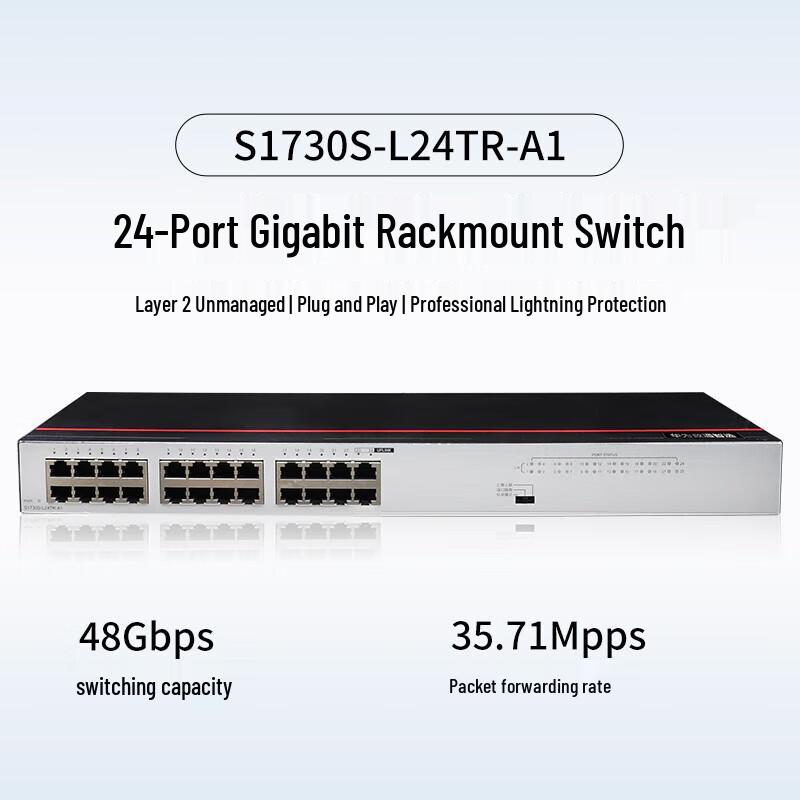 

Huawei S1730S-L24TR-A1 Managed Ethernet Switch