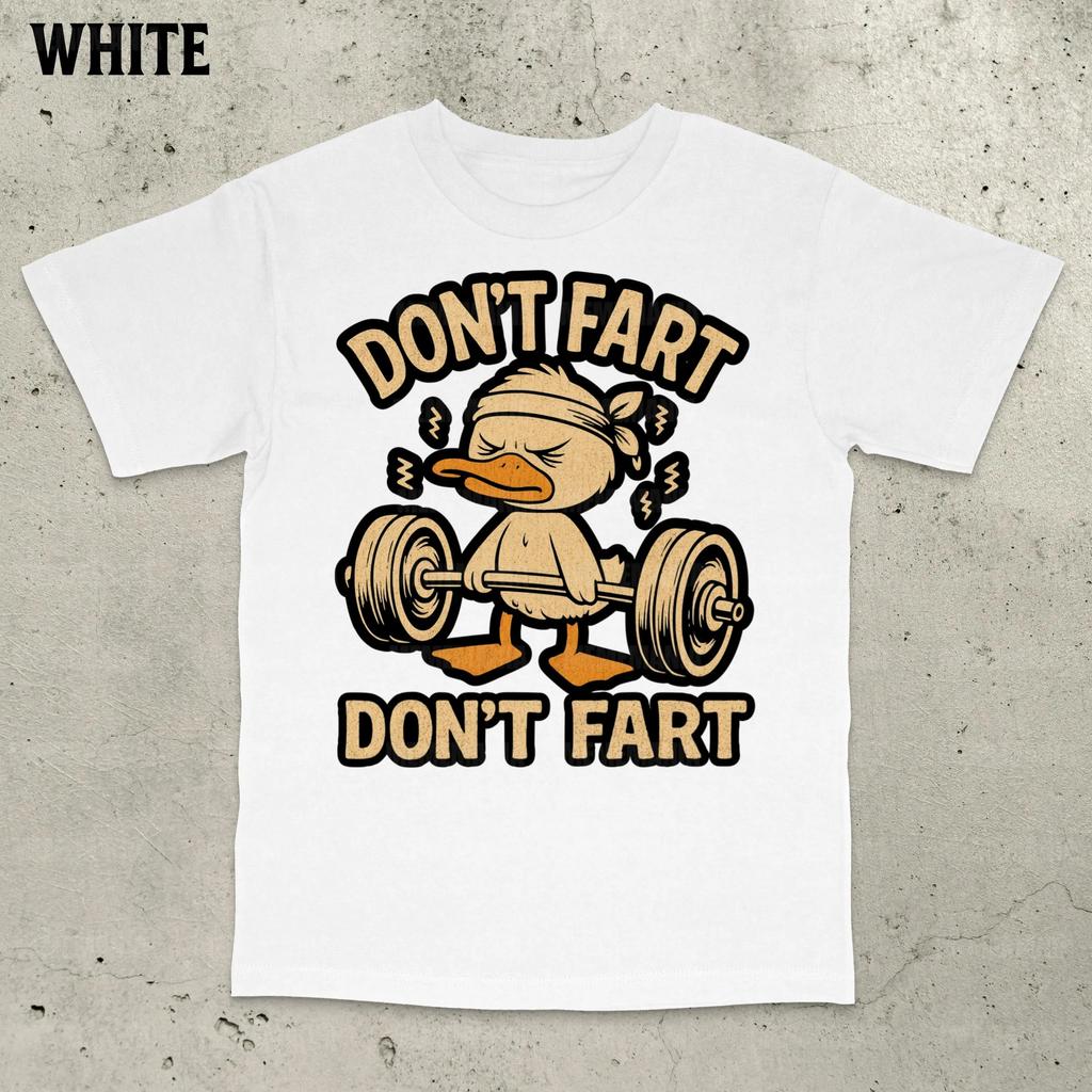 Dont Fart 90s Vintage Tshirt Summer Mens Tracksuit Harajuku Pullovers Roundneck Shortsleeved Tops Cotton Casual Sportswear
