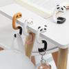 Removable No-Punch Desk-Side Backpack Hook