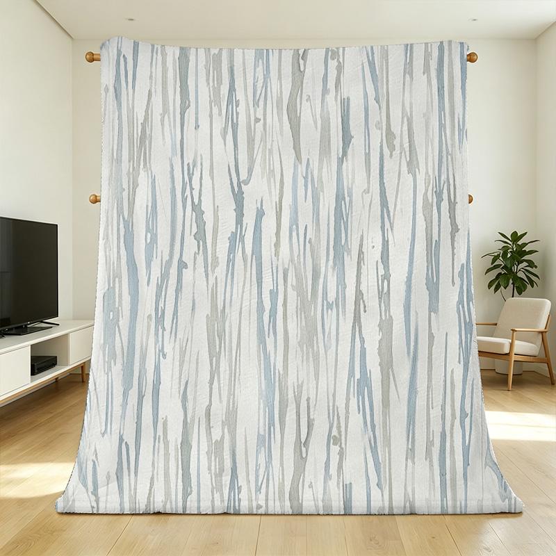 Flannel Throw Blanket, Machine Washable, Soft Warm Minimalist Design with Muted Colors - Ideal for Home, Office Naps, Christmas & Halloween