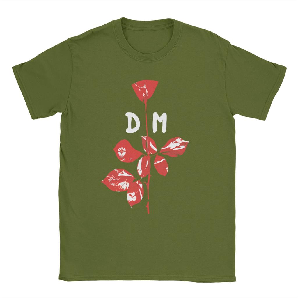 Fashion Electronic Rock Depeche Cool Mode T-Shirts Men O Neck 100% Cotton T Shirts Short Sleeve Tee Shirt Printed Tops