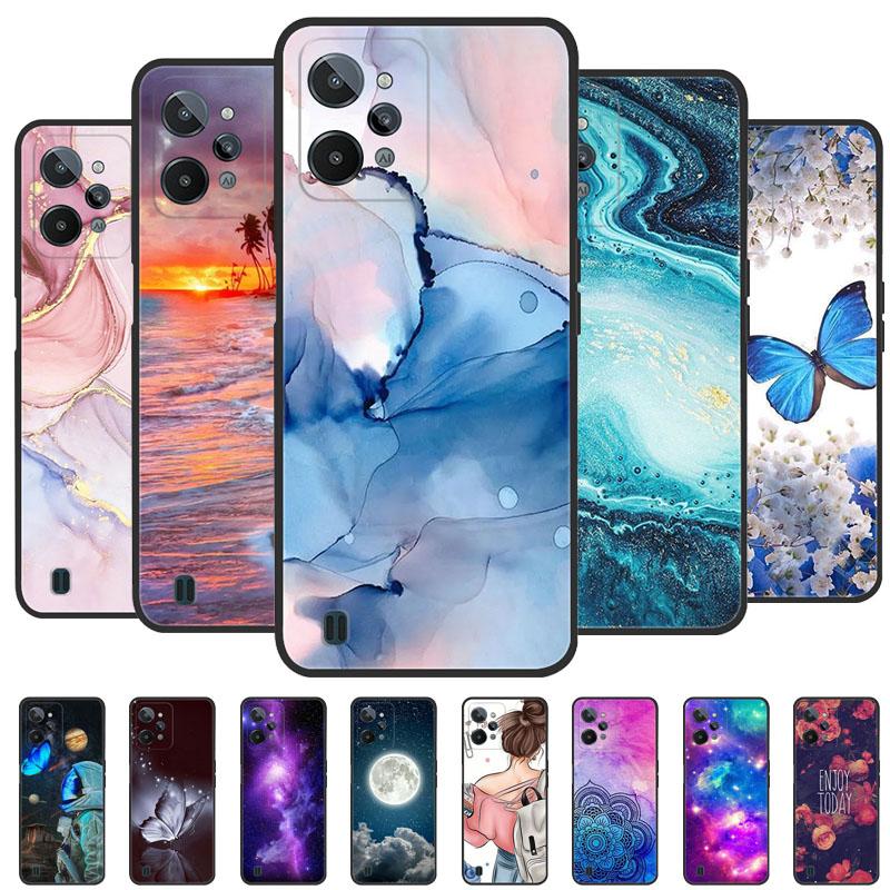 For Realme C31 Case RealmeC31 RMX3501 Marble Cover Soft Silicone TPU Back Cover For Realme C31 Phone Cases realme C 31 C31 Funda