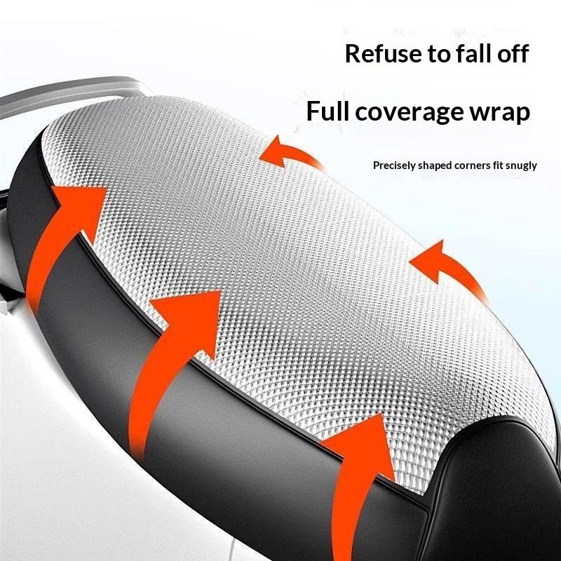 Electric Scooter Seat Cover Waterproof Sunproof Wear Resistant Leather All Season Riding Use
