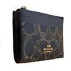 Coach Skinny Id Case 11 Brand Print Coated Canvas And Smooth Leather Card Holder Mini Women Card Holder Brown CEI20-IMBRN