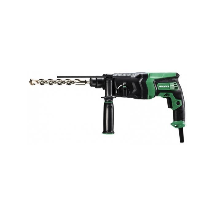 Marteau burineur SDS+ - HIKOKI - 830W - 2,7 Joules - Poignée latérale - Coffret empilable