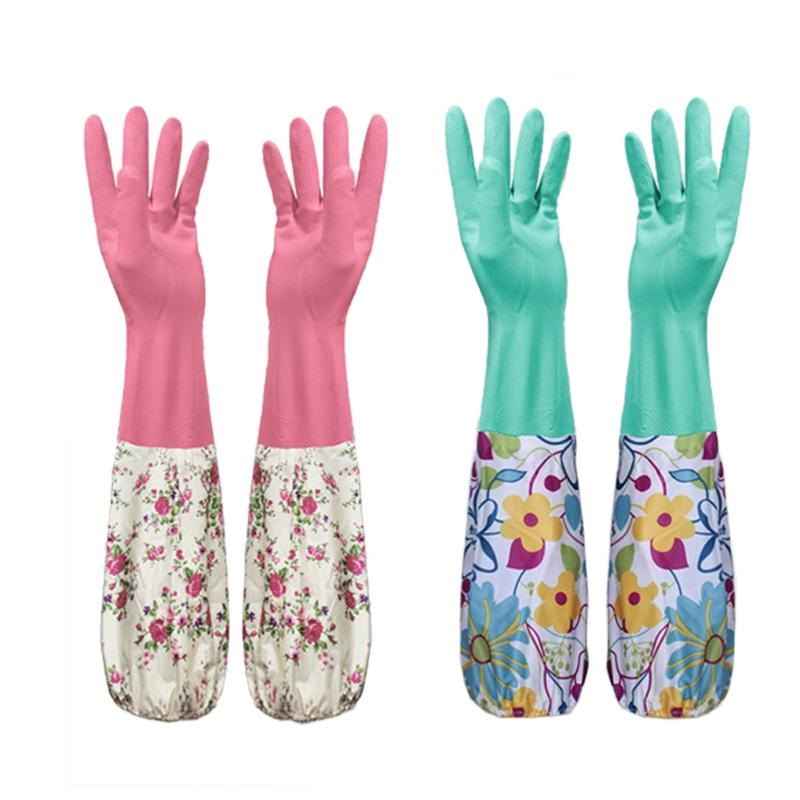 Kitchen Cleaning Gloves 1 Pairs Bowl Pot Spoon Shovel Dish Plate Cleaning