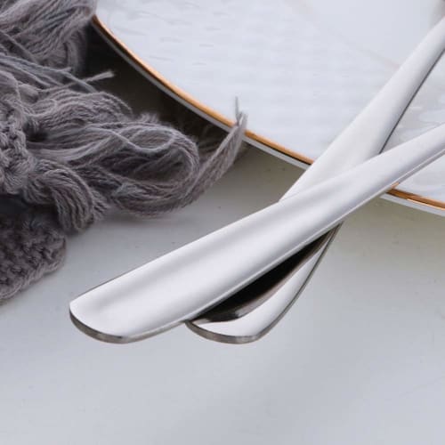 Buyer Star Dinner and Pasta Forks, Set of 6, 18.5cm, High-Quality Stainless Steel, Mirror Finish, Dishwasher Safe, Silver