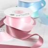 Premium 25mm Polyester Satin Ribbon Colorful Gift Ribbon 100Yards/roll for Anniversary Gift Wrapping Decoration