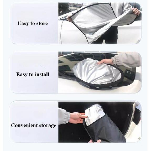 For KIA RIO 3 K2 K3 K4 K5 Sportege Picanto Optima Soul Ceed Sorento Forte Stinger Car Windshield Sunshades Cover Sun ProtectionWindshield Sunshades 1