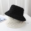 Internet Celebrity Pleated Seersucker Fisherman Hat Children Spring and Summer Ins Retro Fashion Versatile Texture Basin Hat