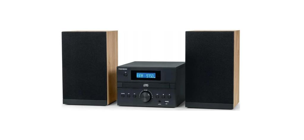 Thomson MIC123BT - mikrowieża z Bluetooth, CD, USB, FM, Thomson