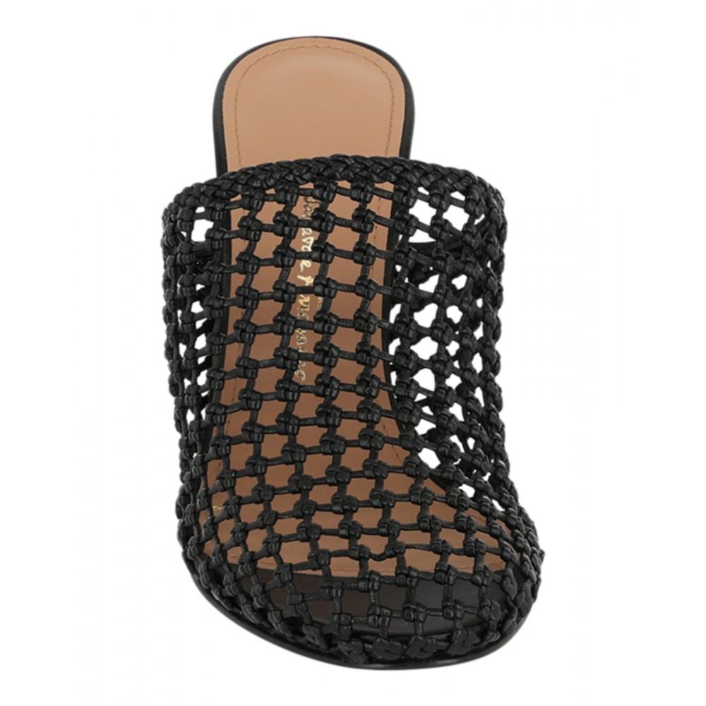 Salvatore Ferragamo Ellas X5 Caged Mules Black